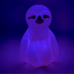 Amazing sloth Bluetooth LED cordless rechargeable multicolored light and speaker
